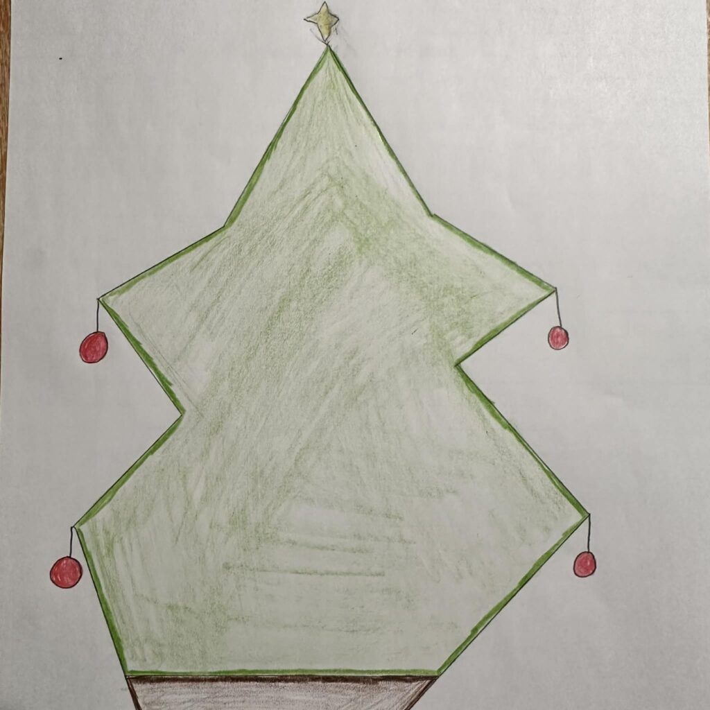 Holiday art from Samuel