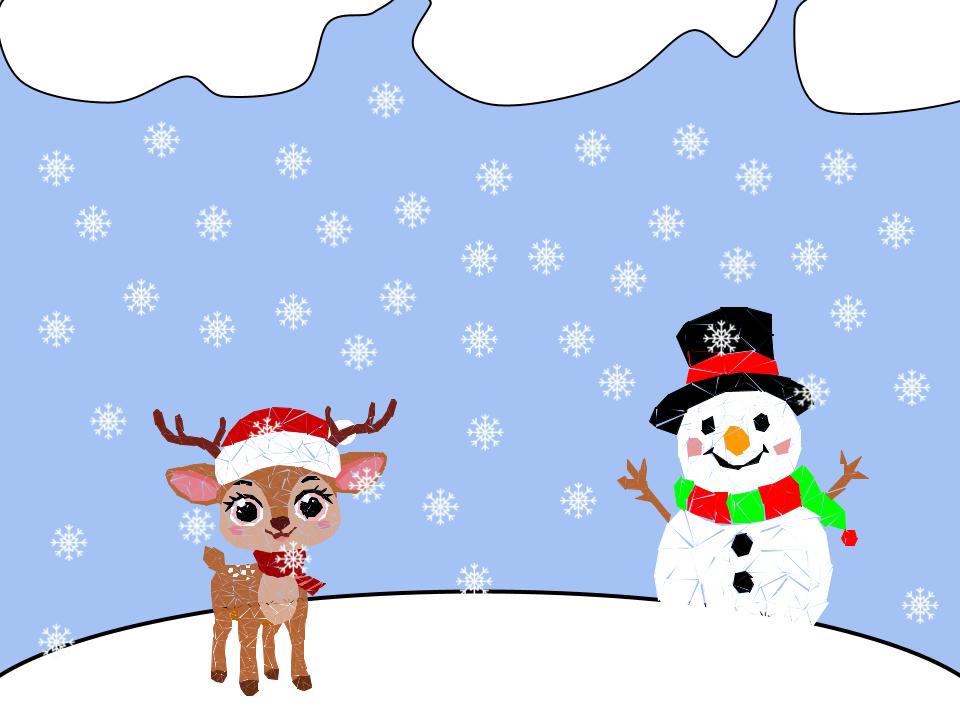 Holiday card artwork submission by Akash from Kitchener (Camino Wellbeing + Mental Health)