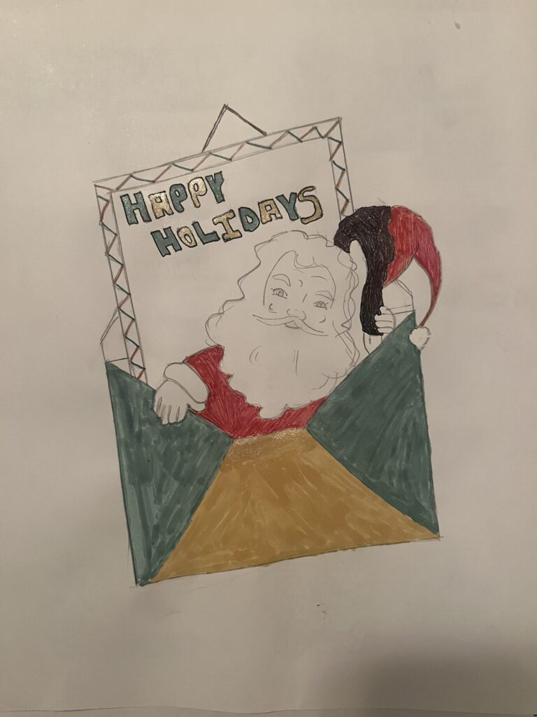 Holiday card artwork submission by Ioannis from Montreal, Pointe-Saint-Charles (Les YMCA du Québec)