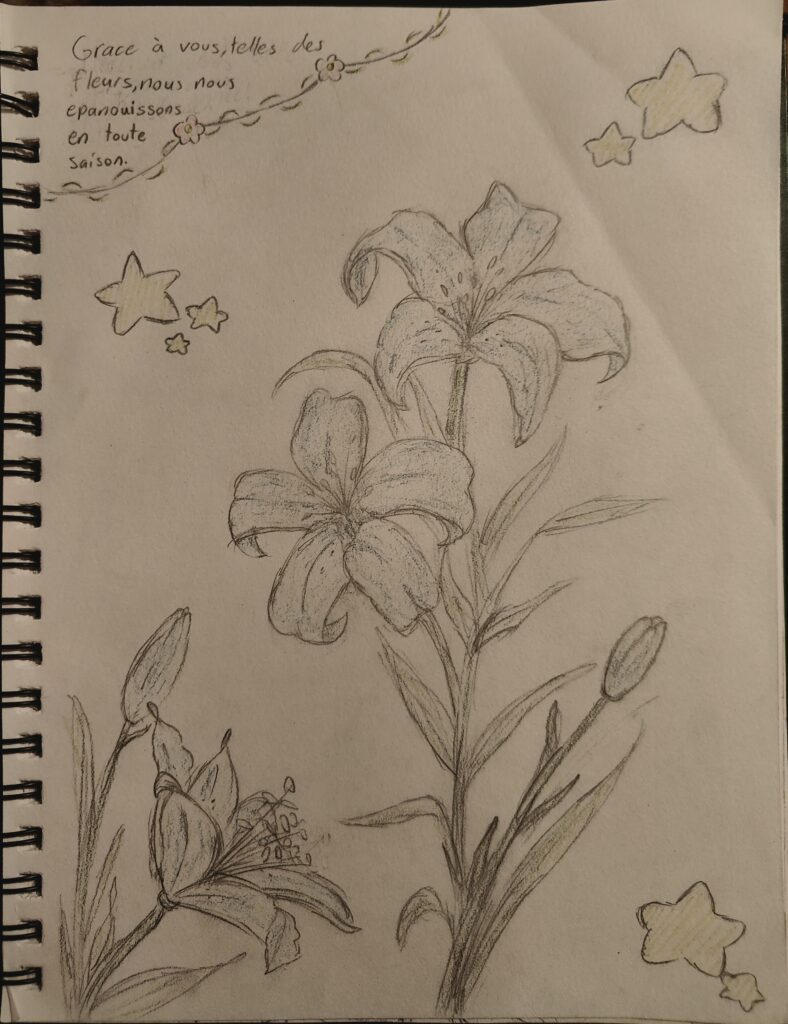 Holiday card artwork submission by meiyan from Montreal, Verdun (Toujours ensemble)