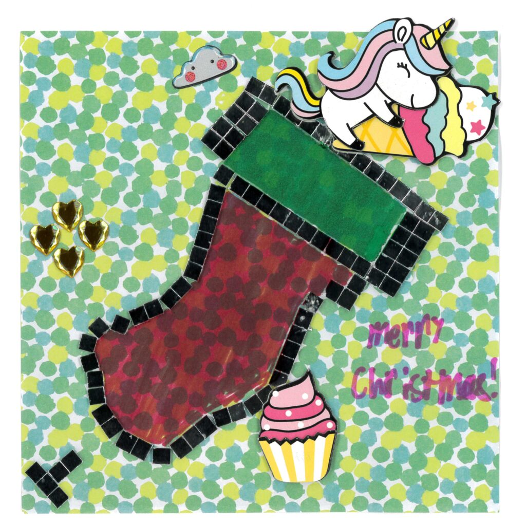 Holiday card artwork submission by Shaad from Toronto, Scarborough Village (YouthLink)