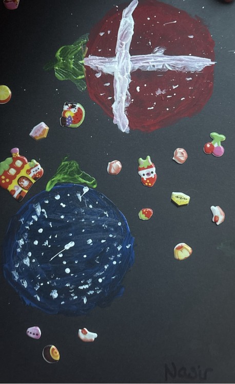 Holiday card artwork submission by Nasir from Spryfield, Halifax (Chebucto Connections)