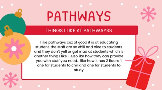 Holiday card artwork submission by Ahmad from Spryfield, Halifax (Chebucto Connections)