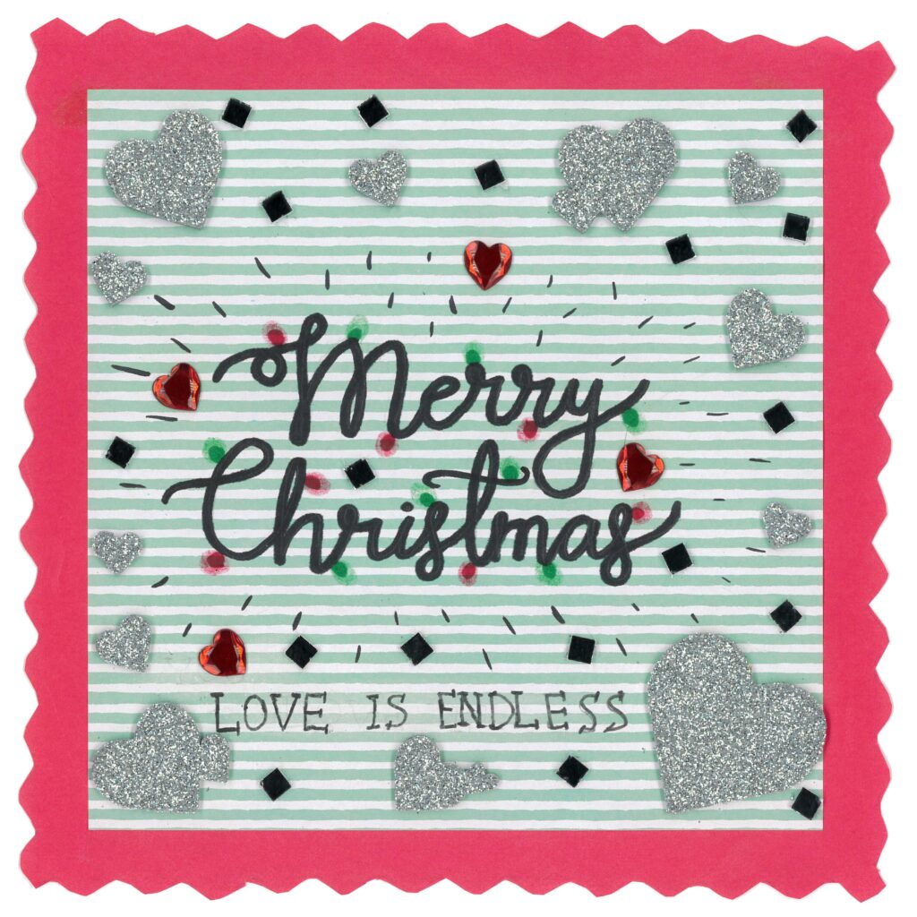 Holiday card artwork submission by Priyanka from Toronto, Scarborough Village (YouthLink)