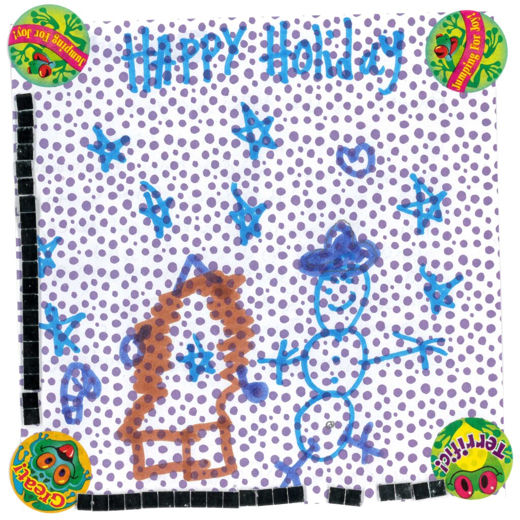 Holiday card artwork submission by Zeenat from Toronto, Scarborough Village (YouthLink)