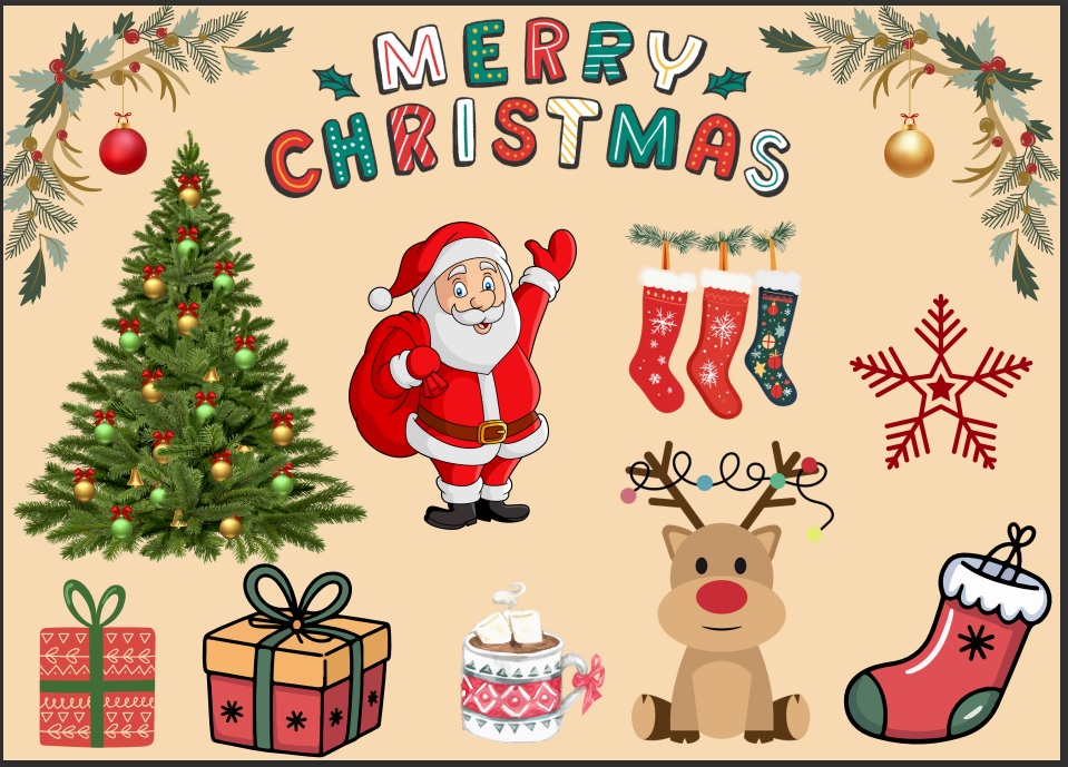 Holiday card artwork submission by Ajeesh from Toronto, Scarborough Village (YouthLink)