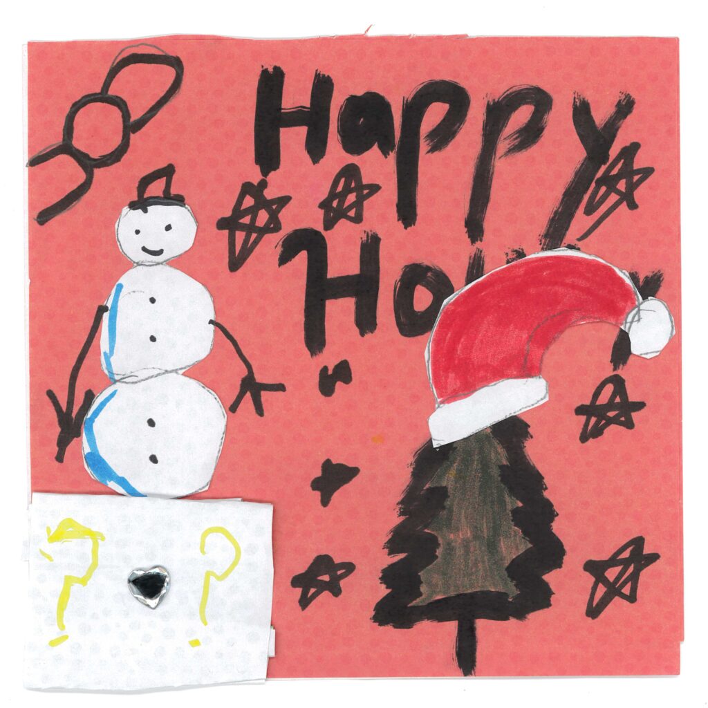 Holiday card artwork submission by Rishi from Toronto, Scarborough Village (YouthLink)