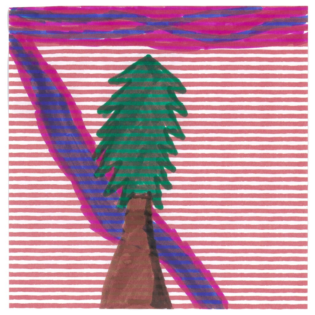 Holiday card artwork submission by Akeesh from Toronto, Scarborough Village (YouthLink)