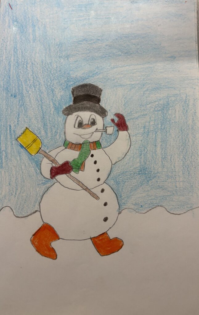 Holiday art from Isaiah from Spryfield
