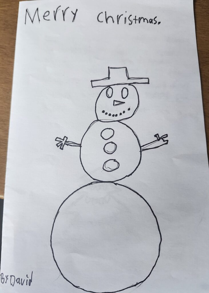 Holiday art from David from Spryfield